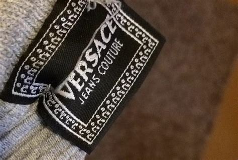 fake versace jeans couture clothing labels|versace qr code check.